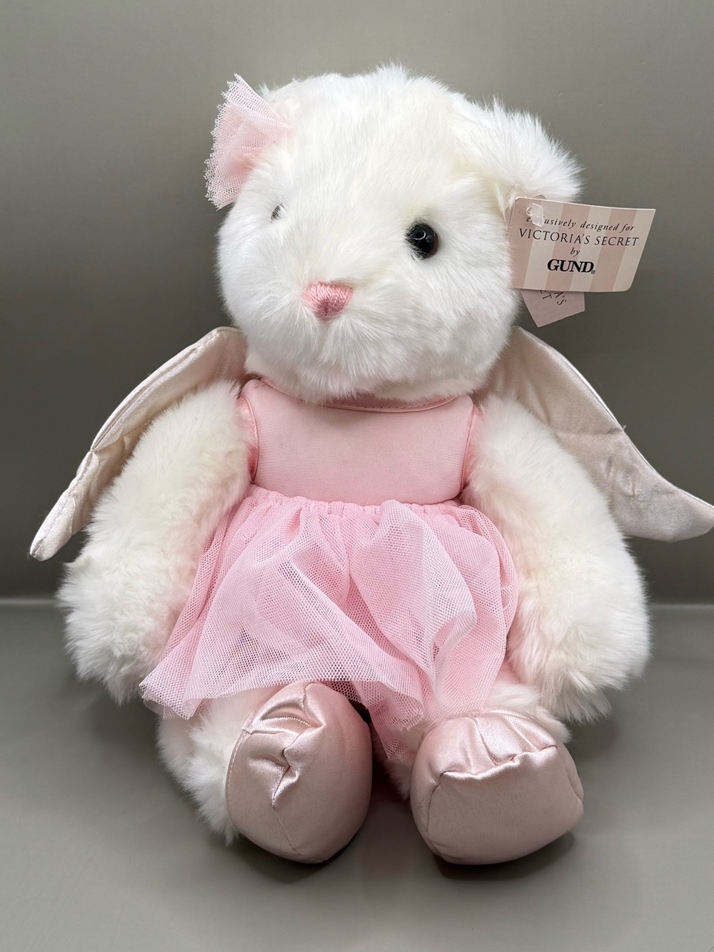 NWT GUND Victorias Secret Ballerina Bear Plush Stuffed Animal Tutu Ballerina